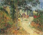 Gustave Loiseau  - Bilder Gemälde - Landscape in Beynac