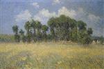 Gustave Loiseau  - Bilder Gemälde - Landscape with Poplars