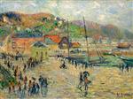 Gustave Loiseau  - Bilder Gemälde - Le Grand Quai, Fécamp