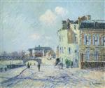 Gustave Loiseau  - Bilder Gemälde - Le Quai de l'Oise a Pointoise