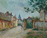 Gustave Loiseau  - Bilder Gemälde - Le Rue de Village, Saint-Cyr-du-Vaudreuil