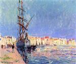 Gustave Loiseau  - Bilder Gemälde - Les Martigues, the Port of Ferriere