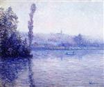 Gustave Loiseau  - Bilder Gemälde - Mist on the Oise