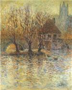 Gustave Loiseau  - Bilder Gemälde - Moret sur Loing