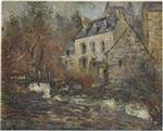 Gustave Loiseau  - Bilder Gemälde - Moulin Simondou a Pont Aven