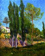 Gustave Loiseau  - Bilder Gemälde - Poplars