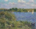 Gustave Loiseau  - Bilder Gemälde - Port Joie at the Seine