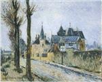 Gustave Loiseau  - Bilder Gemälde - Pothius Quai in Pontoise