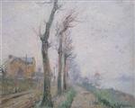 Gustave Loiseau  - Bilder Gemälde - Pothius Quay at the Oie River