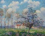 Gustave Loiseau  - Bilder Gemälde - Printemps à Vaudreuil