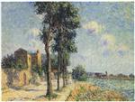 Gustave Loiseau  - Bilder Gemälde - Quay at Pontoise