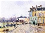Gustave Loiseau  - Bilder Gemälde - Quay on Oise in Pontoise
