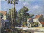 Gustave Loiseau  - Bilder Gemälde - Road to Versailles