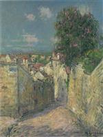 Gustave Loiseau  - Bilder Gemälde - Street in Pontoise