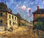 Gustave Loiseau  - Bilder Gemälde - Street Scene