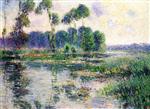 Gustave Loiseau  - Bilder Gemälde - The Banks of the Eure, Saint-Cyr-du-Vaudreuil