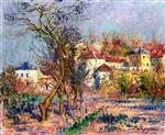 Gustave Loiseau  - Bilder Gemälde - The Hermitage, Plum Trees in Flower