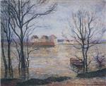 Gustave Loiseau  - Bilder Gemälde - The Oise at Pontoise