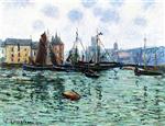 Gustave Loiseau  - Bilder Gemälde - The Outer Port at Fécamp