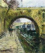 Gustave Loiseau  - Bilder Gemälde - The Pont Marie and the Quai d'Anjou