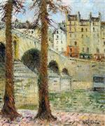 Gustave Loiseau  - Bilder Gemälde - The Pont Marie, Paris
