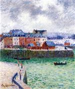 Gustave Loiseau  - Bilder Gemälde - The Port