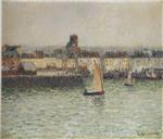 Gustave Loiseau  - Bilder Gemälde - The Port of Dieppe