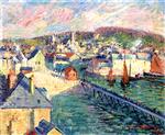 Gustave Loiseau  - Bilder Gemälde - The Port of Fecamp