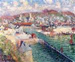 Gustave Loiseau  - Bilder Gemälde - The Port of Fecamp
