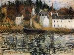 Gustave Loiseau  - Bilder Gemälde - The Quay at Pont Aven