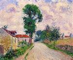 Gustave Loiseau  - Bilder Gemälde - The Road from Brantôme to Pérignaux