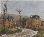 Gustave Loiseau  - Bilder Gemälde - The Road to Dieppe