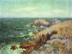 Gustave Loiseau  - Bilder Gemälde - The Rocks of Saint-Lunaire