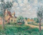 Gustave Loiseau  - Bilder Gemälde - The Village of Calvados