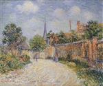 Gustave Loiseau  - Bilder Gemälde - The Village Street