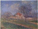 Gustave Loiseau  - Bilder Gemälde - Trees in Bloom