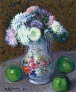 Gustave Loiseau  - Bilder Gemälde - Vase of Flowers