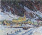 Gustave Loiseau  - Bilder Gemälde - View at Bourg