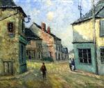 Gustave Loiseau  - Bilder Gemälde - Village Street