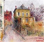 Gustave Loiseau  - Bilder Gemälde - Village street