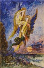 Gustave Moreau - Bilder Gemälde - Chimera