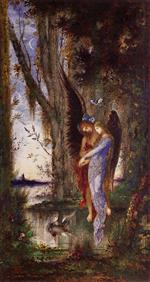 Gustave Moreau - Bilder Gemälde - Evening and Sorrow