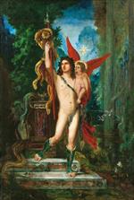 Gustave Moreau - Bilder Gemälde - Jason and Eros