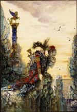 Gustave Moreau  - Bilder Gemälde - Sappho on the Rocks