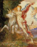 Gustave Moreau  - Bilder Gemälde - The Abduction of Europa