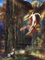 Gustave Moreau  - Bilder Gemälde - The Abduction of Ganymède