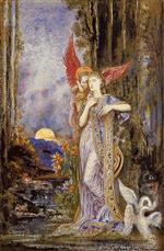 Gustave Moreau  - Bilder Gemälde - The Inspiration