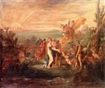 Gustave Moreau  - Bilder Gemälde - The Judgement of Paris