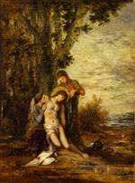 Gustave Moreau  - Bilder Gemälde - The Martyred St Sebastian