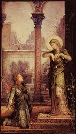 Gustave Moreau  - Bilder Gemälde - The Poet and the Saint